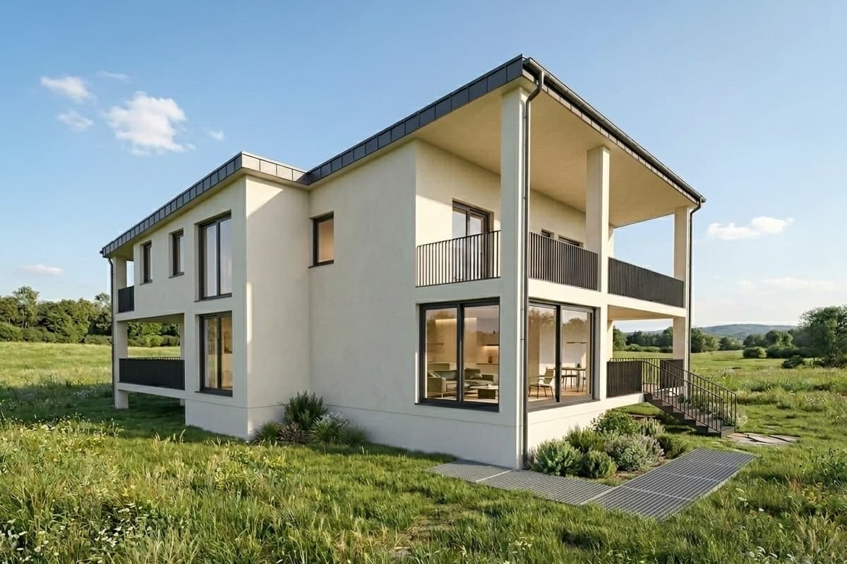 Neubau Einfamilienhaus — Aussenansicht